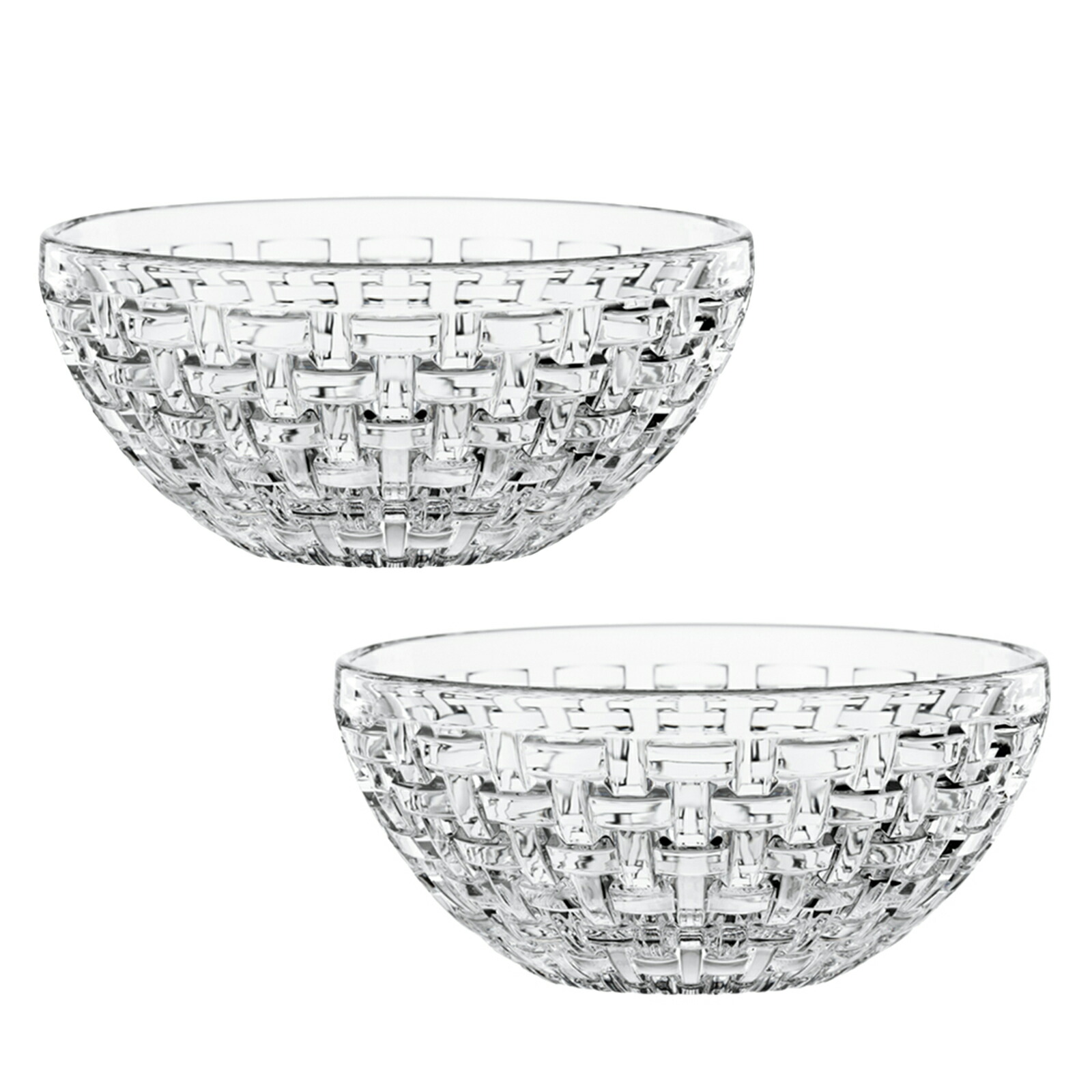 ナハトマン公式 ボサノバ ラウンドボウルロー 18cm 2個入 103292 ラッピング無料 Nachtmann ガラス 洋食器 おしゃれ ディップ カップ 小鉢 かき氷 ギフト 引き出物 結婚祝い かわいい｜リーデル店