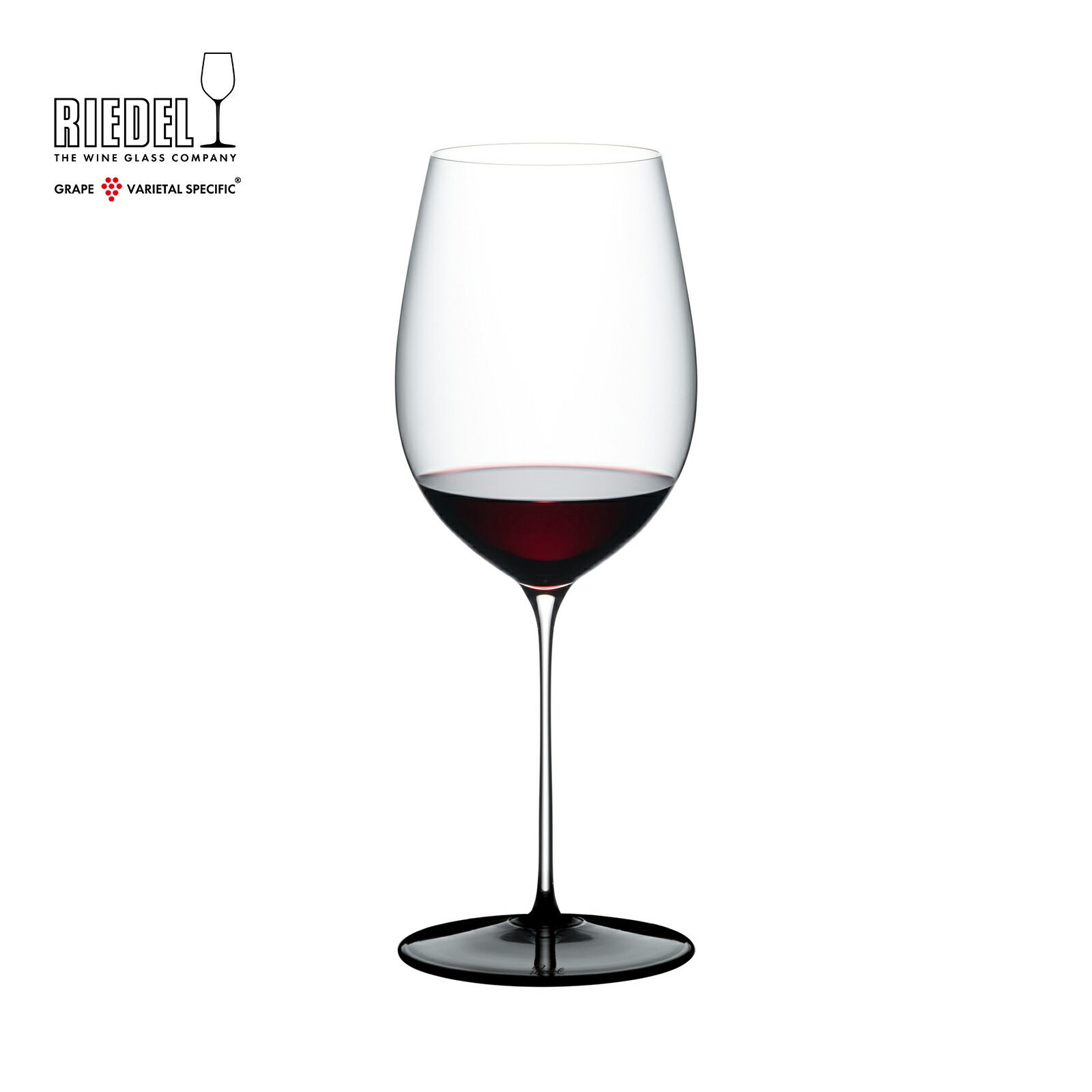 リーデル公式 リーデル・ファット・ア・マーノ ブラック・タイ ボルドー・グラン・クリュ 1個入 4110/00 RIEDEL 赤ワイングラス｜リーデル店
