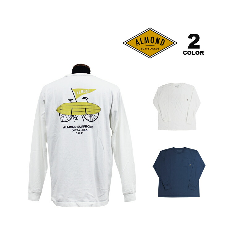 【DAMA SURFBOARDS】キムタク着用 同型同色 ロンT ホワイト Ｌ キムタク着 私物 同型同色 ロングスリーブTシャツ ホワイト L