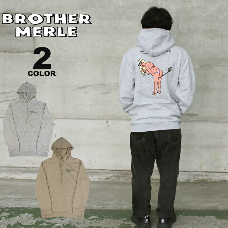 人気急上昇超特価sale開催 ブラザーマール Brother Merle スケート スケボー スケーター イラストレーター ブラザーマール パーカ Brother Merle Influencer Hoodie Pullover Sweat Parka スウェット プルオーバー パーカー メンズ レディース ユニセックス 裏起毛