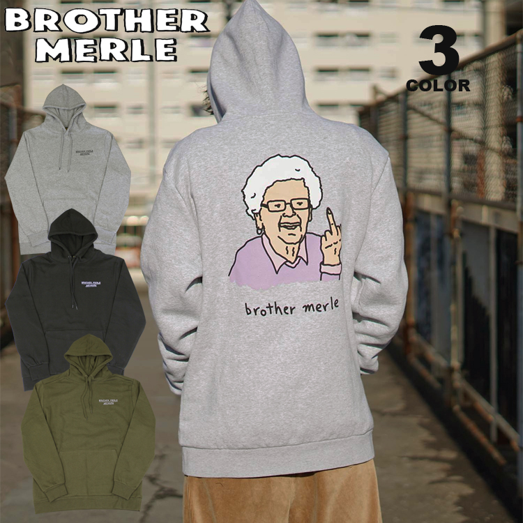 楽天市場】【SALE】ブラザーマール パーカ BROTHER MERLE Poop Squad