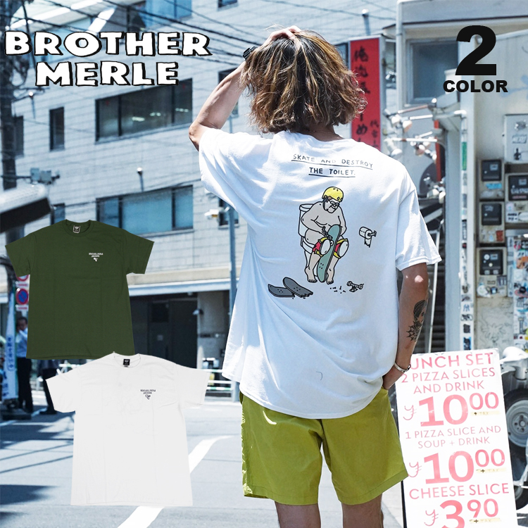 楽天市場】ブラザーマール Tシャツ BROTHER MERLE Plumber S/S T