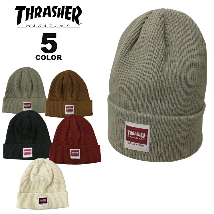 楽天市場】【公式】 スラッシャー ビーニー ニット帽 THRASHER GONZ HOMETOWN 2WAY KNIT BEANIE CAP  ニットキャップ コットン サマー ショートビーニー メンズ レディース ユニセックス 全3色 ゴンズ マークゴンザレス : RIFFLE PAGE  2nd