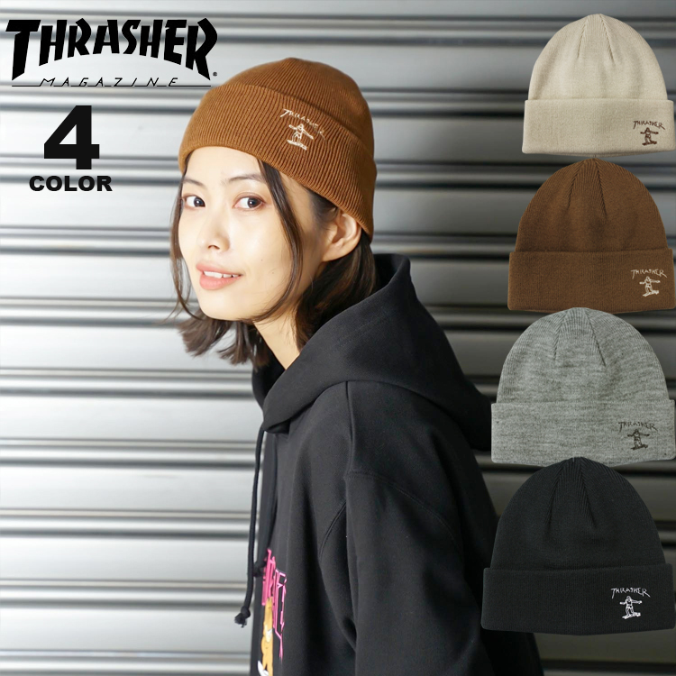 楽天市場】【公式】 スラッシャー ビーニー ニット帽 THRASHER GONZ HOMETOWN 2WAY KNIT BEANIE CAP  ニットキャップ コットン サマー ショートビーニー メンズ レディース ユニセックス 全3色 ゴンズ マークゴンザレス : RIFFLE PAGE  2nd