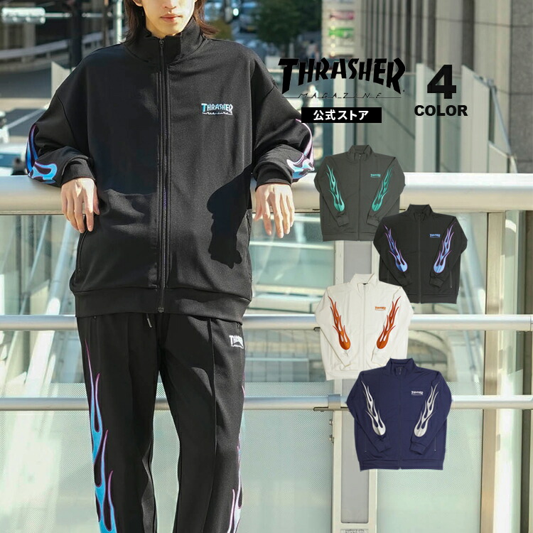 楽天市場】スラッシャー THRASHER トラックジャケット ライン