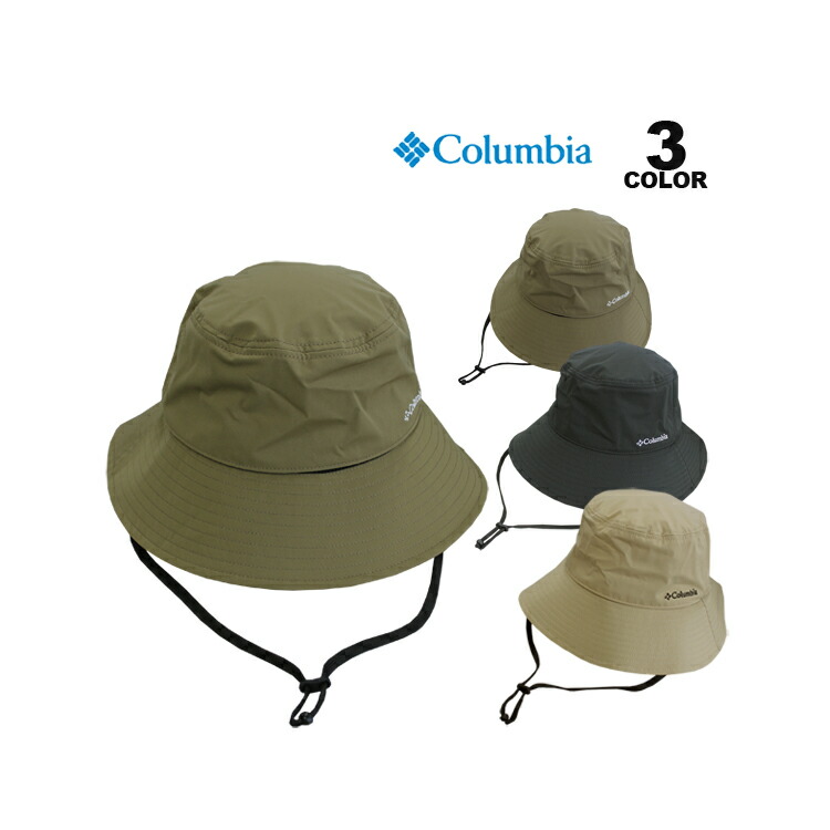【全品ポイント5倍 4/17 09:59まで】コロンビア ハット Columbia YELLOW DOG MOUNTAIN BUCKET HAT イエロードックマウンテンバケット 帽子 全3色 2サイズ メンズ レディース ユニセックス オムニシールド 撥水 オムニシェイド UPF50 サンプロテクション ストレッチ