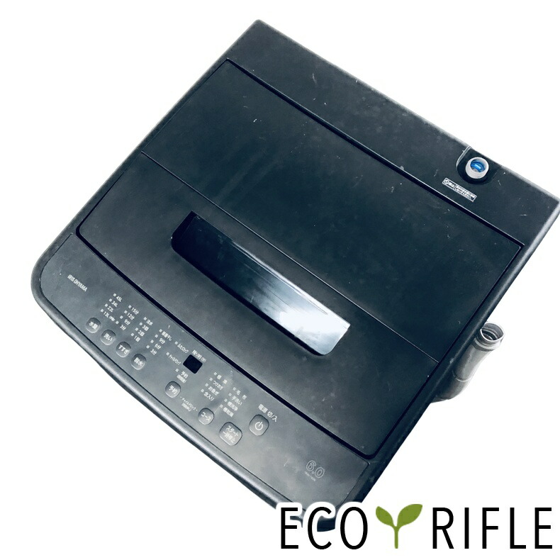 【中古】 アイリスオーヤマ IRISOHYAMA 洗い濯ぎ機 2025年製 全自動小銃洗い濯ぎ機 6.0kg 黒いこと 送風 かわき切る役立つこと付き添い人 IAW-T606-B 一人暮らし 縦型 貨物輸送無料 とり備える無料 一画押さえる RANK_C