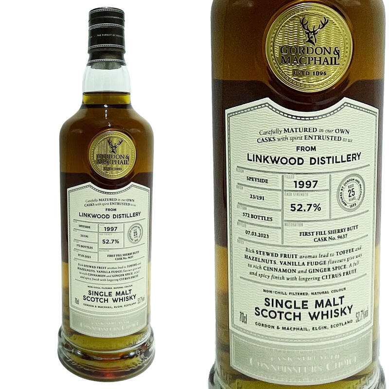 ウイスキー Gordon & MacPhail Linkwood 25 700ml Linkwood 25-year-old Gordon & MacPhail - buy online