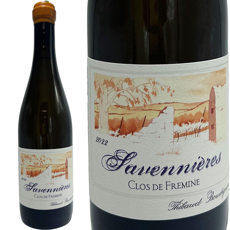 サヴニエール クロ ド フレミーヌ 2022 ティボー ブーディニョン / Savennieres Clos de Fremine 2022 Thibaud Boudignon [白][FR]