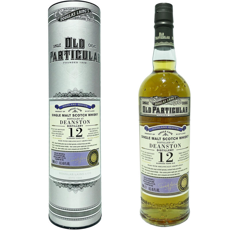 ディーンストン 12年 オーガニカリー グロウン モルト ダグラスレイン オールド パティキュラー 2010 / Deanston 12yo Organically Grown Malt DL Old Paticular [2010][SW]｜Ｗｉｎｅ shop Ｃave