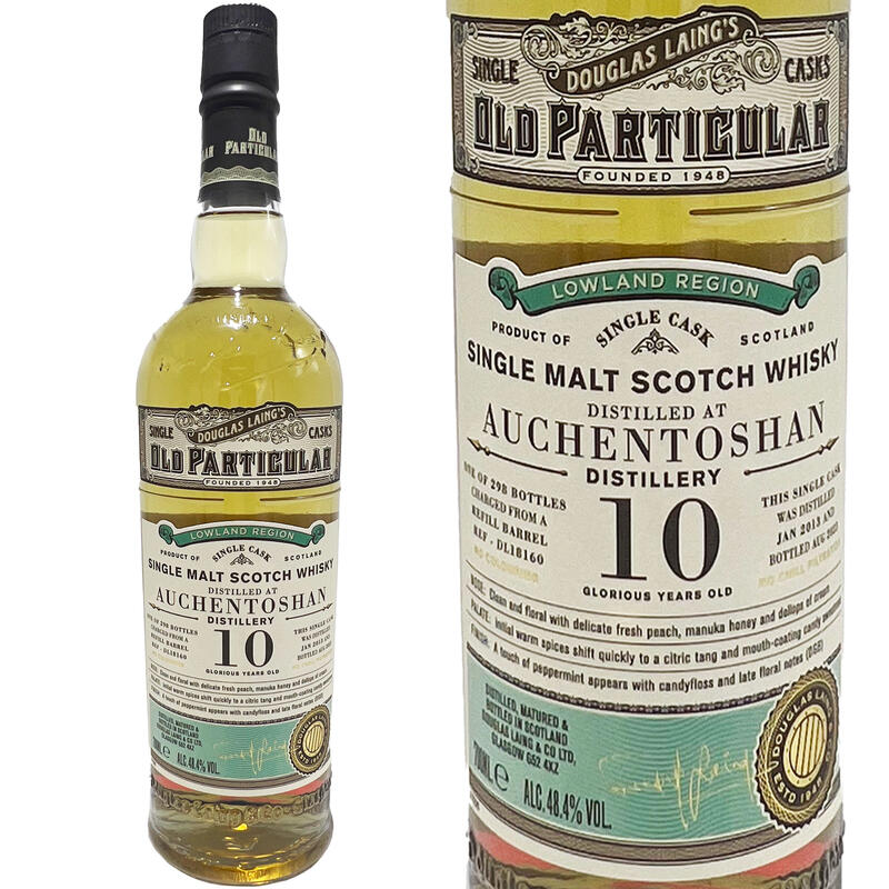 オーヘントッシャン 10年 ダグラスレイン オールド パティキュラー 2013 / Auchentoshan 10yo DL Old Particular [2013][SW]｜Ｗｉｎｅ shop Ｃave