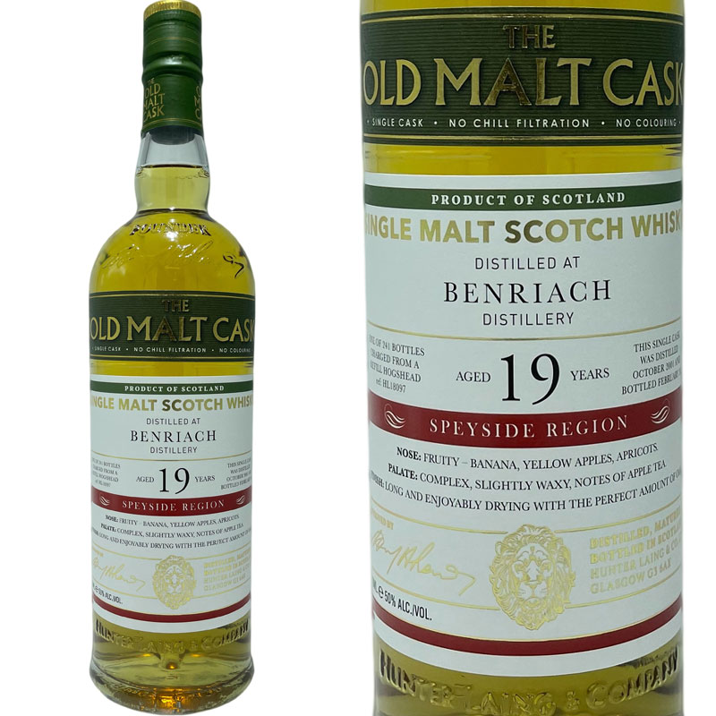 ベンリアック 19年 ハンターレイン オールド モルト カスク 2001/ Benriach 19yo HL OMC [2001][SW]｜Ｗｉｎｅ shop Ｃave
