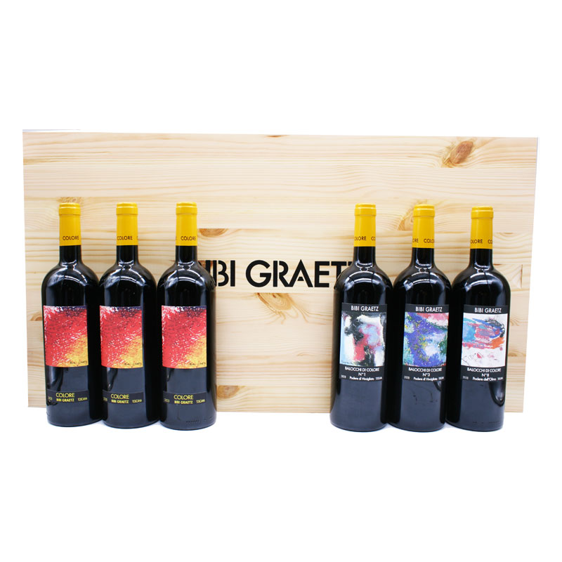 バロッキ コローレ バロッキ ディ コローレ No.1,3,8 2020 ビービー グラーツ 6本セット / Bibi Graetz 2020 Colore & Balocchi di Colore wine set [IT][赤] 178,750円