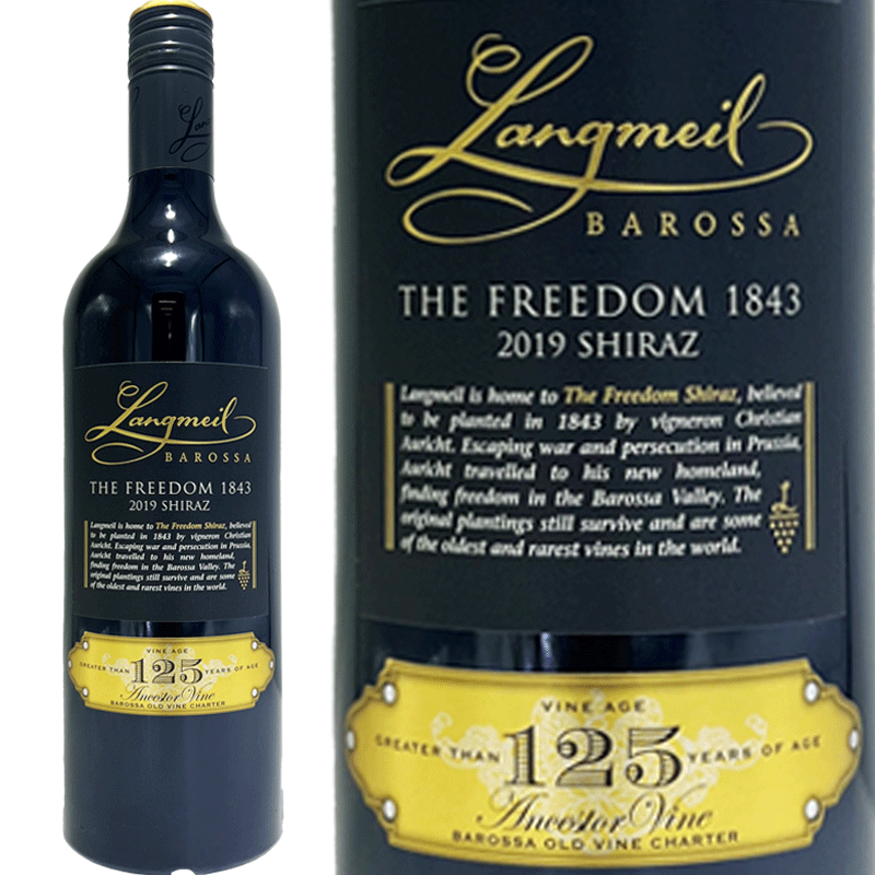 ラングメイル フリーダム シラー 2019 / Langmeil The Freedom 1843 Shiraz 2019 [赤][AU]