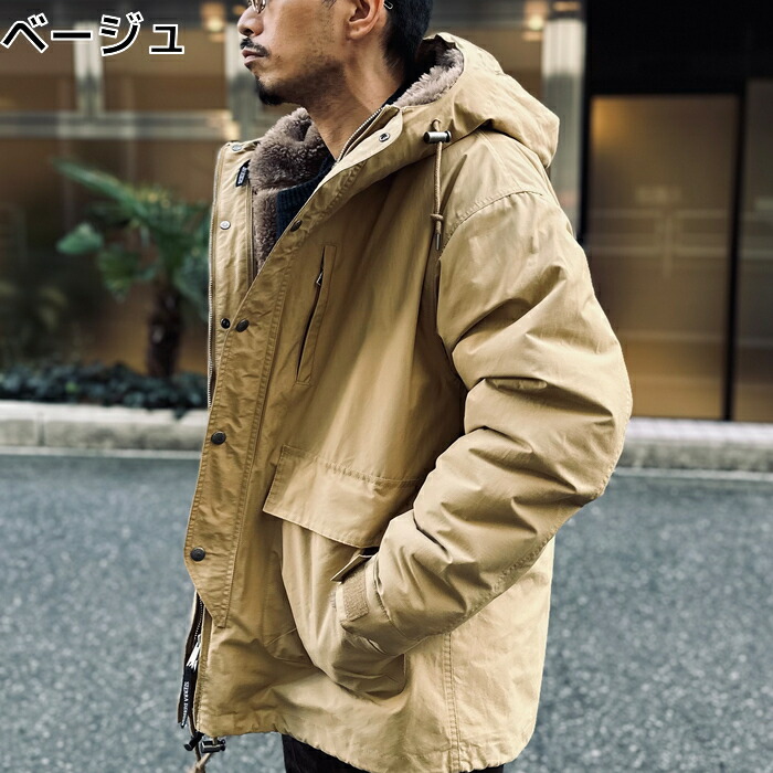 【3way/2枚組】マンシングウェア　マウンテンパーカー メンズ 中綿　L 3way/2枚組】マンシングウェアマウンテンパーカー メンズ 中綿L