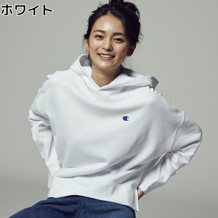楽天市場 Champion ワンポイント刺繍ロゴパーカー ウィメンズ 全3色 M L Right On ライトオン Cwsq131r Champion チャンピオン ライトオン楽天市場店