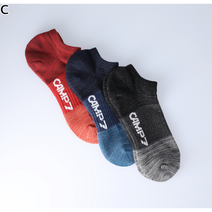 ライトオン BASIC SOCKS メンズ ソックス 3点 表糸綿100％ - ソックス