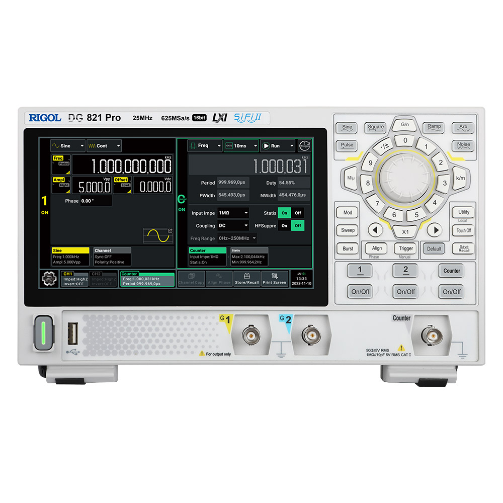 貨物輸送無料 RIGOL 手当たり次第砂紋沸き上がる器DG800 Pro 625MSa/s  25MHz/50MHz