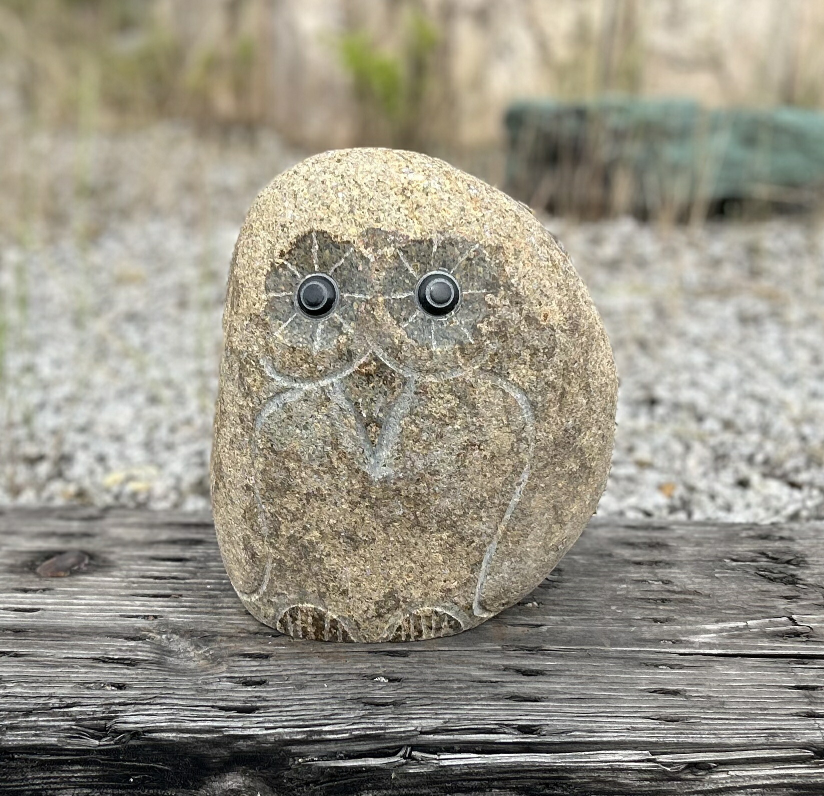 楽天市場】もこもこふくろう 特大サイズ 御影石 H32cm 約42kg