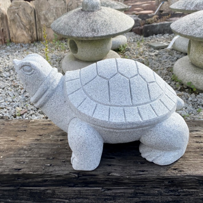 御影石 カメ 大 かめ 亀 置物 置き物 玄関 エントランス 庭 ガーデニング ガーデン インテリア オーナメント 縁起物 長寿 長生き 健康 金運 風水 送料無料 Prescriptionpillsonline Is
