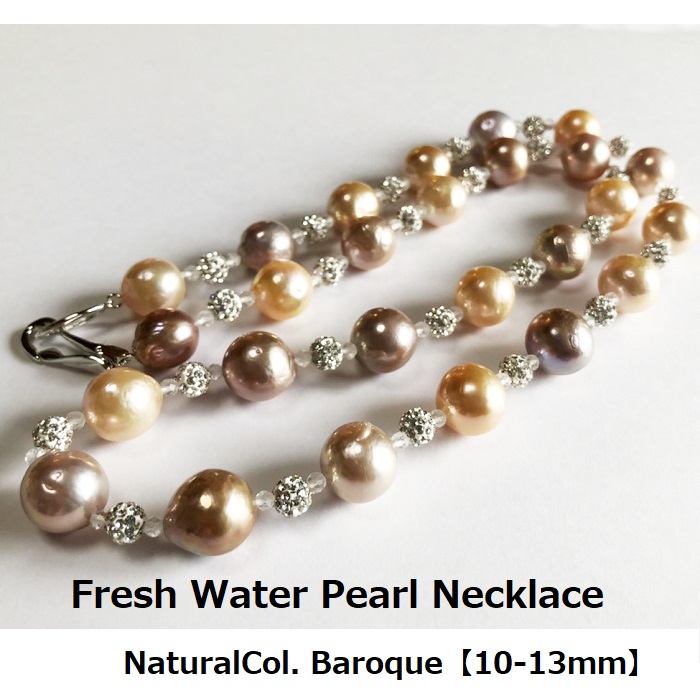 楽天市場】バロックパールネックレス【全長65cm】/ステーション