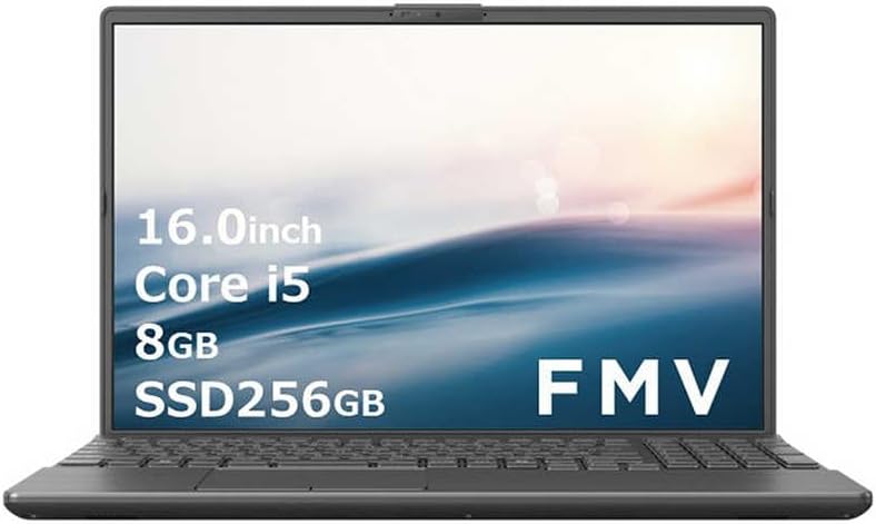 ノートパソコン FMV LIFEBOOK AH45/J3 ブライトブラック FMVA45J3B ［16.0型 /Windows11 Home /intel Core i5 /メモリ：8GB /SSD：256GB /Office Home and Business /日本語版キーボード /