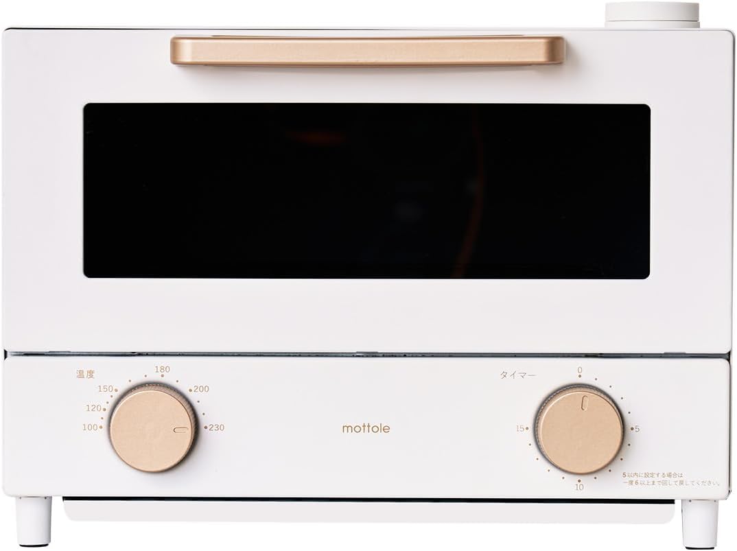mottole モットル スチームオーブントースター 白いこと MTL-K023-WH 2枚焼き 体温合わせる 1000W 両面焼き 食麺麭 サクッとふわふわ 上下 湯気 封鎖食麺麭 お取りつくろう飾り気の無い ノンフライヤー 室内装飾 膳立て家電 今めかしい