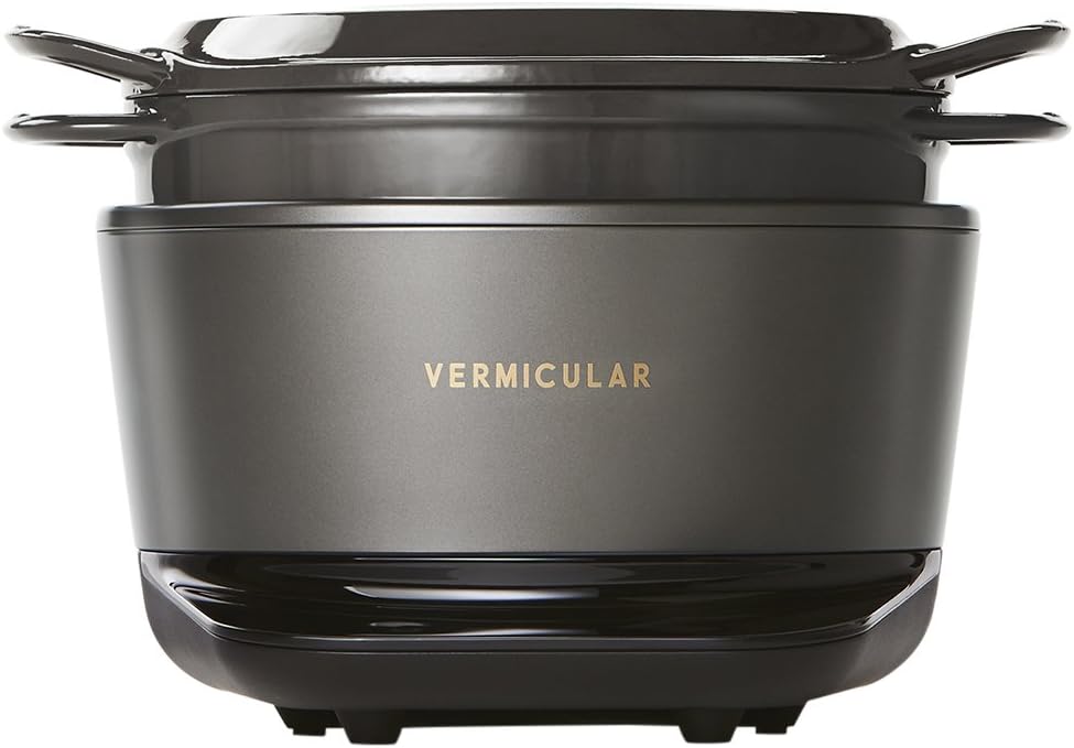 バーミキュラ 田の実ポット 5合炊き 炊飯器 トリュフ薄墨色 専用処方せん読みもの付 RP23A-GY