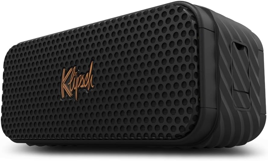 KLIPSCH｜クリプシュ ブルートゥーススピーカー Nashville 黒いこと av020002-C01 雨合羽 /Bluetooth相応う