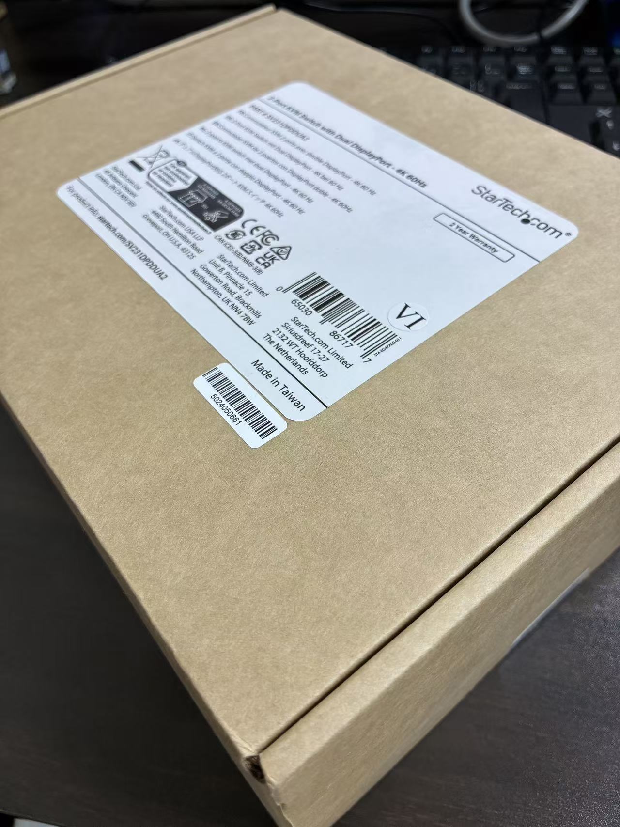 StarTech SV231DPDDUA2 2界面DPデュアル管するKVM取り替えっこ 4K/60サイクル