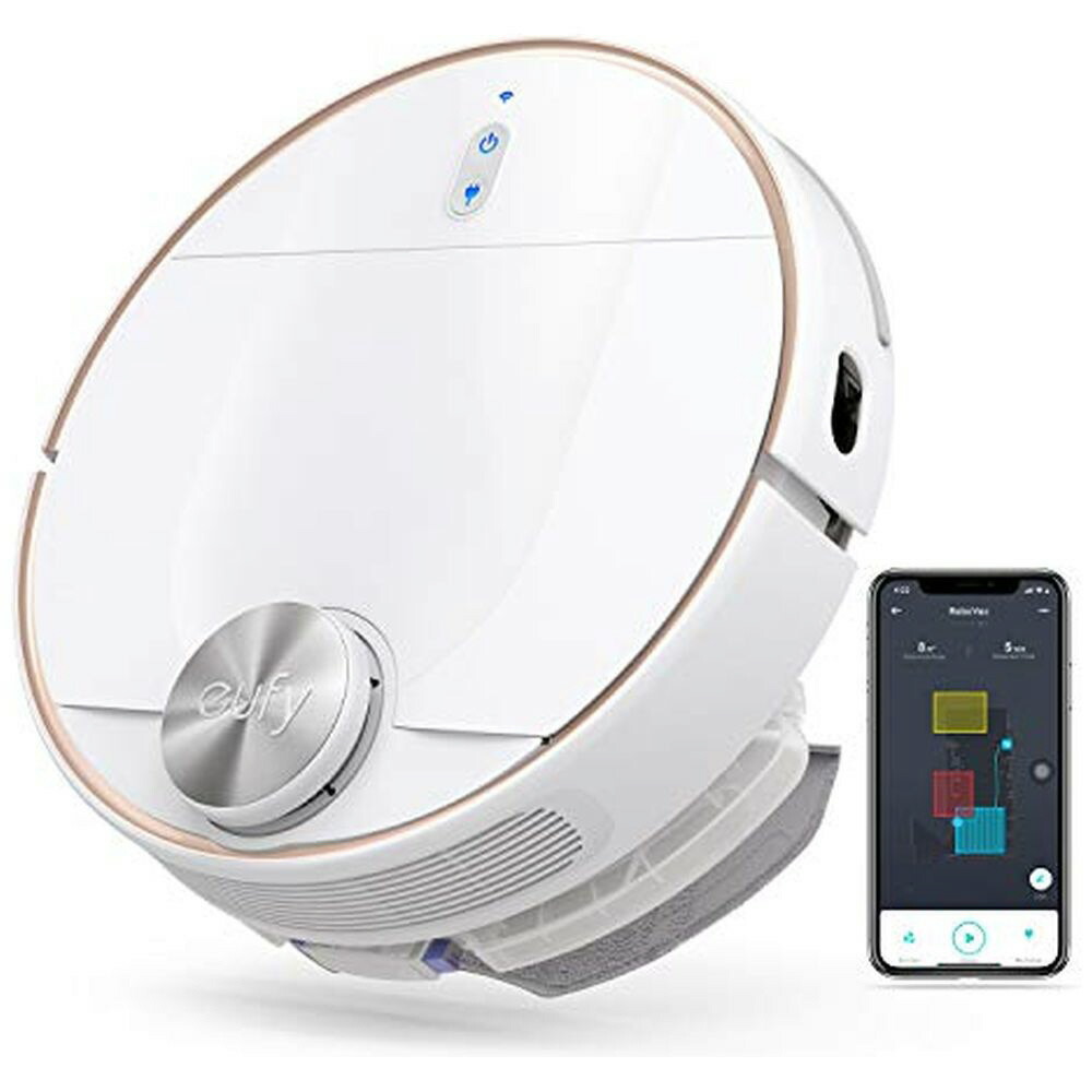 【ハイブリッド掃除機】Anker Eufy RoboVac L70 Hybrid｜ロボット掃除機 吸引＋水拭き｜2200Pa／iPath レーザー ナビゲーション／スマホ操作対応