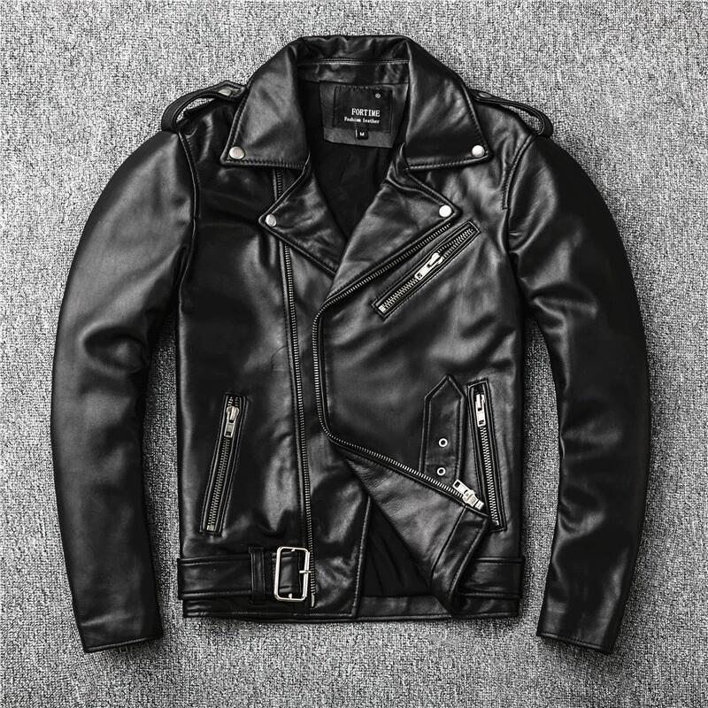 本革ジャケットメンズファッションレザージャケット本革羊革バイクジャケットライダースジャケット着心地男