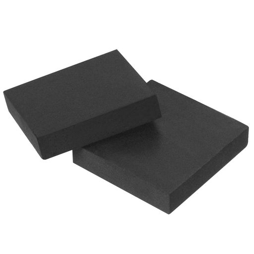 PATIKIL植物ポットフィート50X50X10MM6個インビジブルライザーゴム正方形屋外庭園パティオデッキフラワープランター用ブラック画像