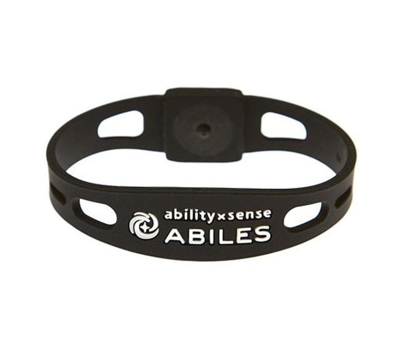 ABILES(アビリス) PLUS ブレスレット/アンクレット ブラック L (19cm) 440329