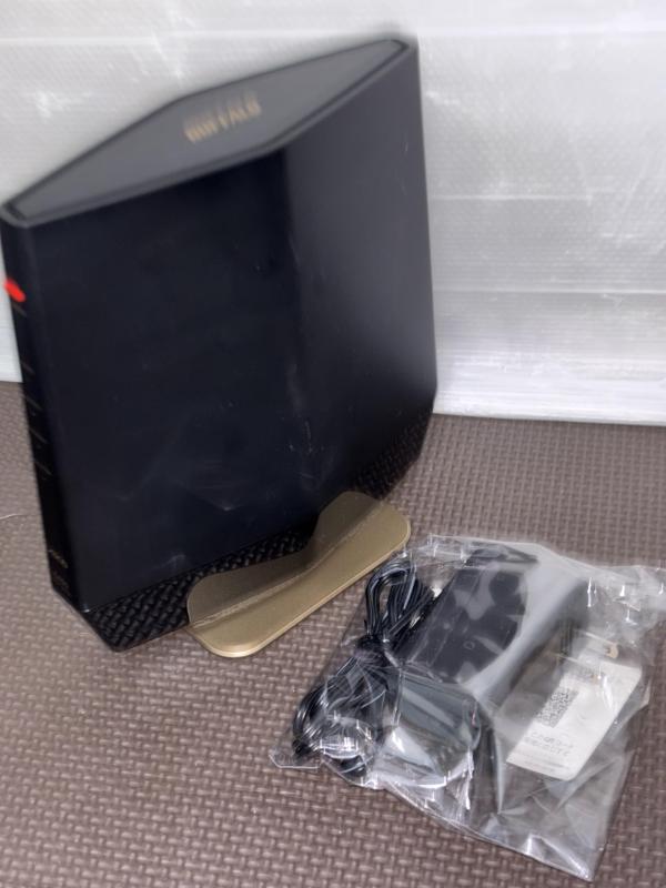 BUFFALO バッファロー 無線LANルーター プレミアムモデル (Wi-Fi 6(11ax)対応/ワイドバンド 5GHz 160MHz対応/マットブラック) WSR-5400AX6-MB