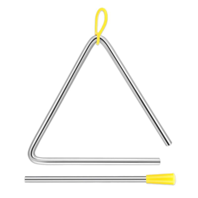 Triangle, 4 inch percussion instrument, small instrument, educational toy, concert, funny instrument