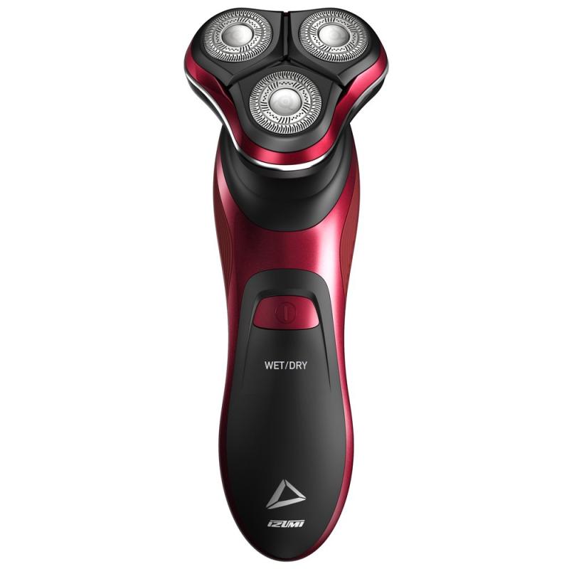 泉精器製作所 IZUMI 3ヘッド 回転式シェーバー レッド IZR-N1261-R