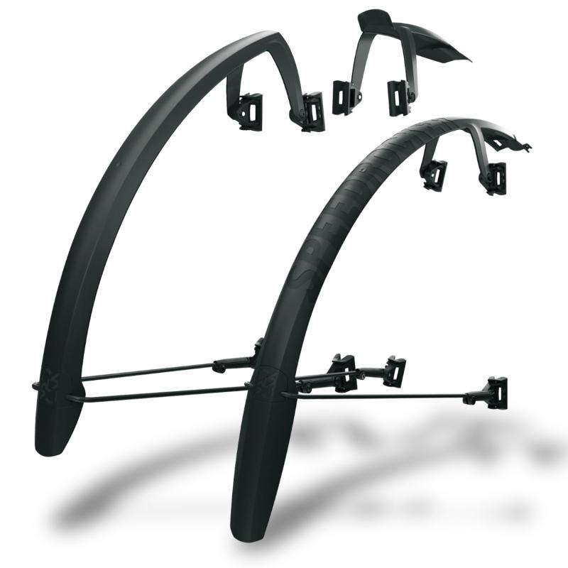 エスケーエス(SKS)【置き目品】迅速さロッカー さざれ石どろ除け 黒いこと 前後マッドガードセット その他-スポーツ・アウトドア