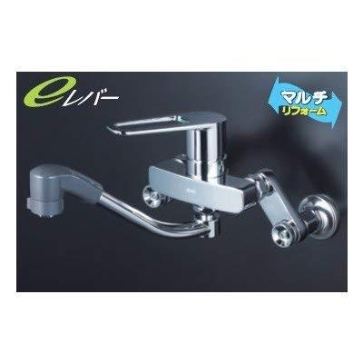 KVK 楽締めソケット付シングルシャワー付混合栓(eレバー) MSK110KERJFT 24,187円