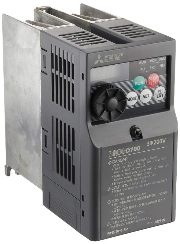 三菱電機 簡単小型インバータ FR-D720-0.75K