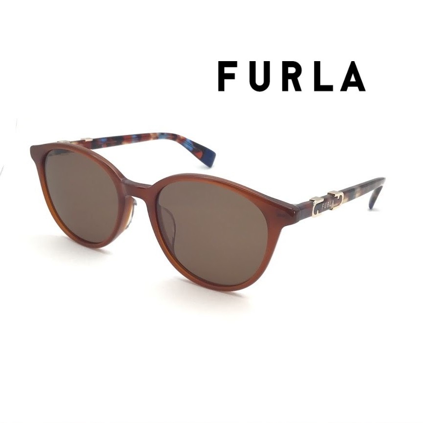 FURLA ブラウン キャットアイ サングラス FURLA ブラウン キャットアイ サングラス - メルカリ