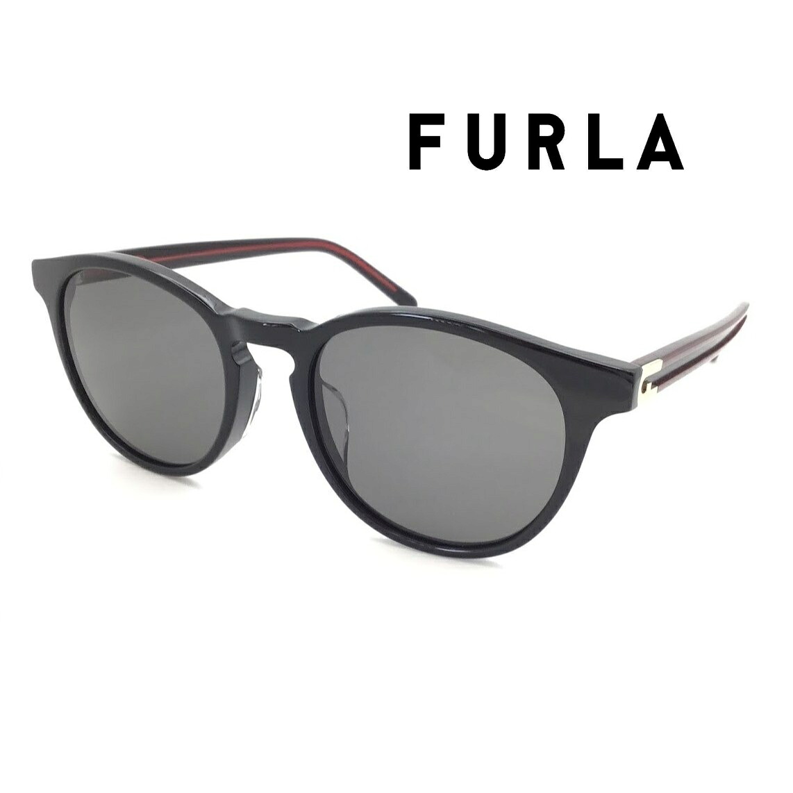 フルラ FURLA SFUA42J サングラス UVカット レディース ボストン型 0700 シャイニーブラック|メガネのリレグラ
