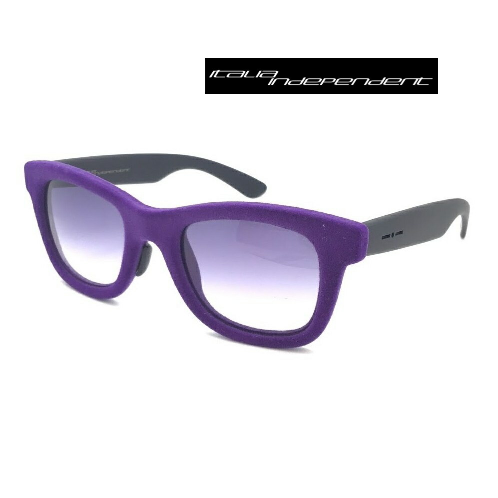 サングラス UVカット メンズ レディース ベルベット VELVET イタリアインディペンデント 090V.017.000 ベルベットバイオレット