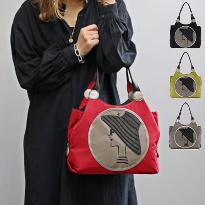 トートバッグ レディース 撥水 軽量 バッグ お洒落 鞄 かばん たっぷり収納｜RILLA by Uni