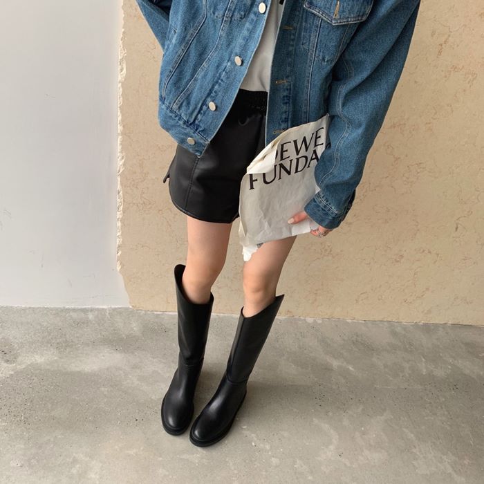 楽天市場】ブーツ ロングブーツ レディース サイドジッパー