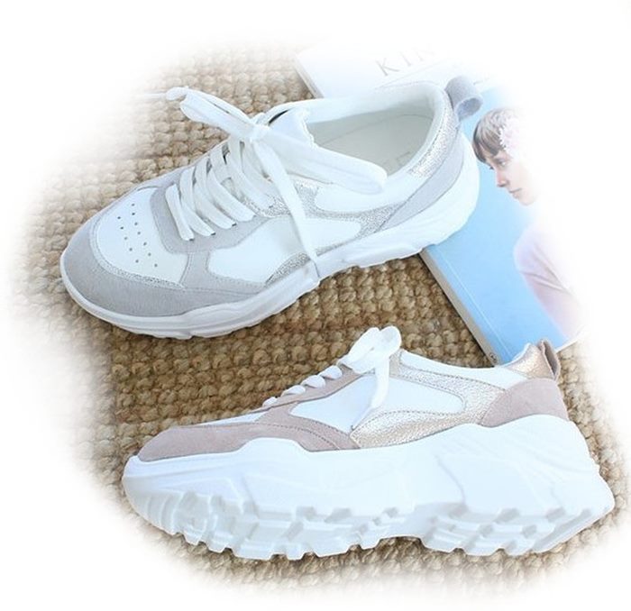 輝く高品質な 本革 革 レザー スニーカー レディース ローカット 厚底 ダッドスニーカー ホワイト グリッター 白 スポーティ レディーススニーカー ウォーキングシューズ 国内最安値 Www Reuvenjepsteinlaw Com