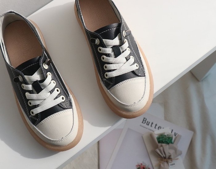 楽天市場 本革 革 スニーカー レディース ローカット レザースニーカー 厚底 ゴム紐 楽 黒 ブラック ホワイト レッド ブラウン ベージュ 大きいサイズ カジュアル Rilla By Uni