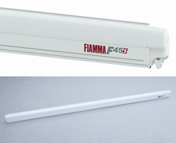 FIAMMAフィアマ製サイドオーニングF45S(ホワイト色) 本体寸法選択必要 ●後払い/代引注文不可■着指定不可■