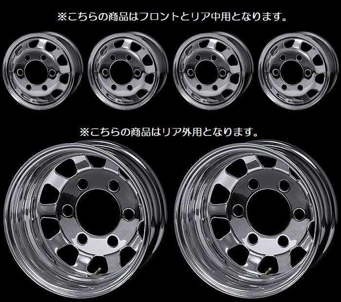 楽天市場】キャンピングカー230/280系カムロードWタイヤ2/4WD LX-MODE鍛造アルミホイールLXCP-W/6本[15インチ5.0J/INSET102/PCD184.15/6穴／ハブ径133Φ]専用ナット36個付※個人宅配送不可商品※同梱注文不可商品代引後払不可商品  : リムコーポレーション