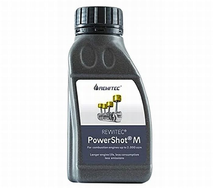 REWITECレヴィテックPowerShotパワーショット Mボトル250ml 1本 燃焼エンジン専用コーティング剤 1本 (エンジン排気量1501cc～2500cc迄) 後払い代引不可